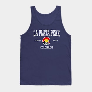 La Plata Peak Colorado 14ers Vintage Athletic Mountains Tank Top